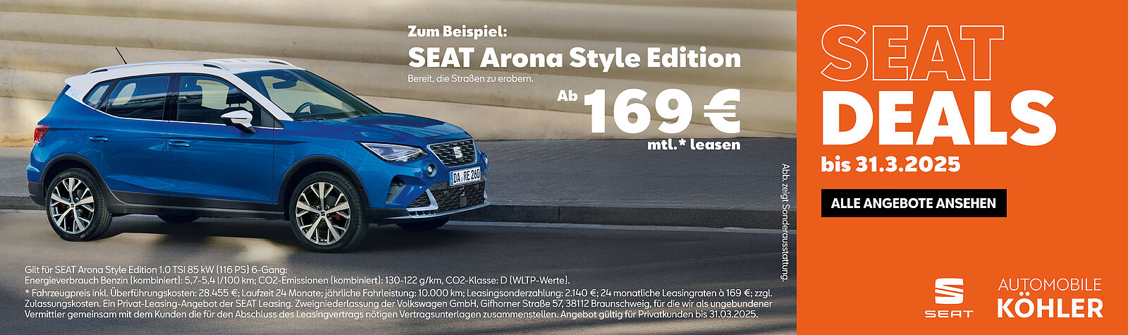 Leasingangebot Seat Arona