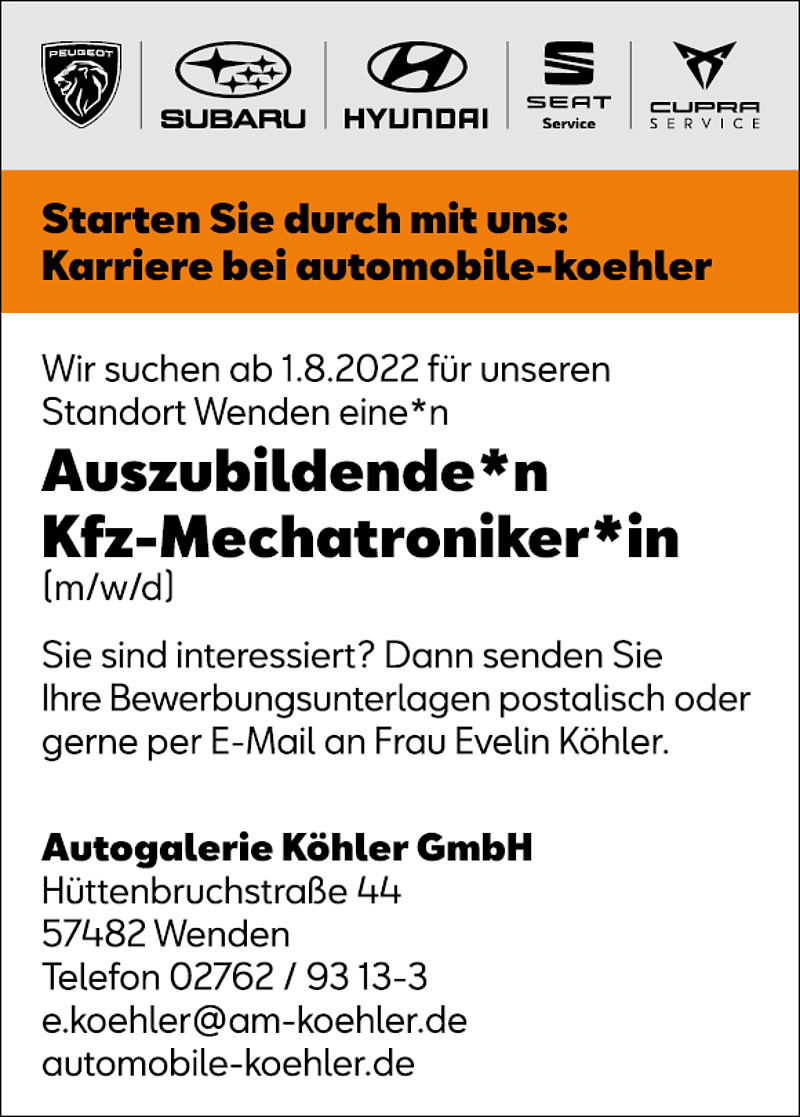 Azubi Mechatroniker WE (27.4.2022)