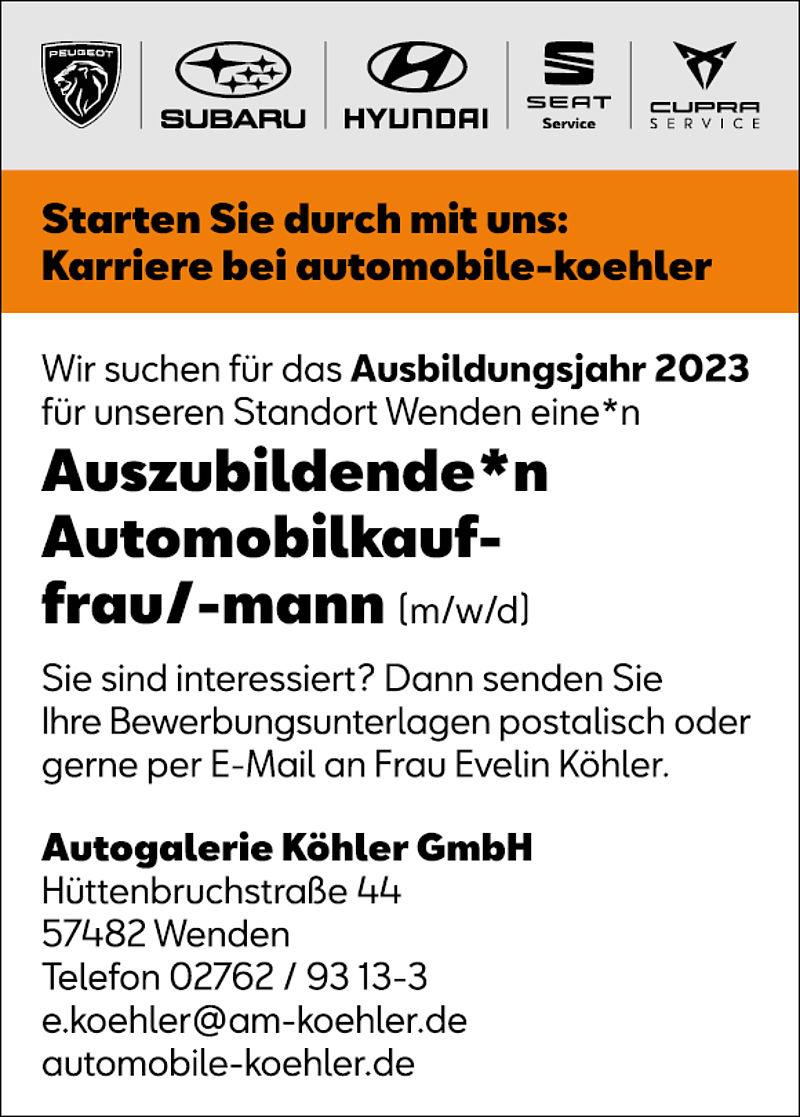 Azubi Automobilkaufmann WE (23.9.2022)